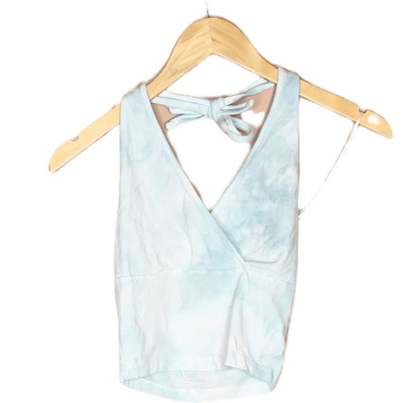 U2B Hand Dyed Halter Crop Top‎ - Picture 1 of 4